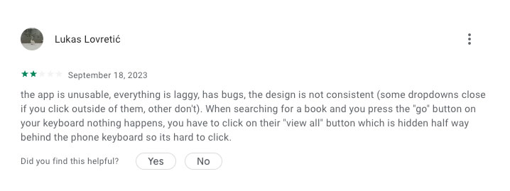 The Story Graph - Google Play Store - Review 2