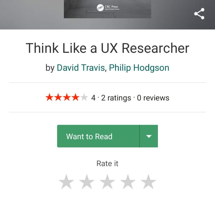 Goodreads Bookpage