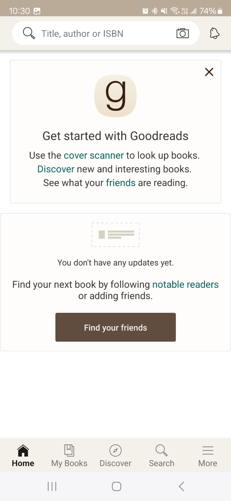 Goodreads Screenshot